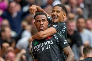 坚不可摧，阿森纳近3场比赛共计只让对手有1次射正